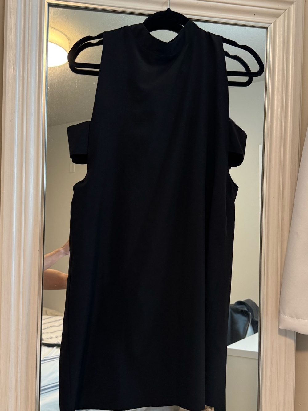 GB girls Black Sleeveless Mock Neck Mini Dress